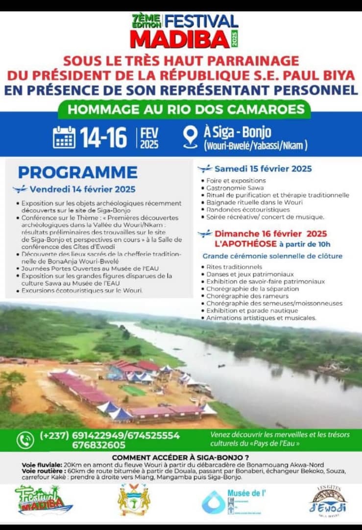Cover Festival Madiba 7ème Edition Du 14 Au 16 Février 2025 à Siga-Bonjo Douala