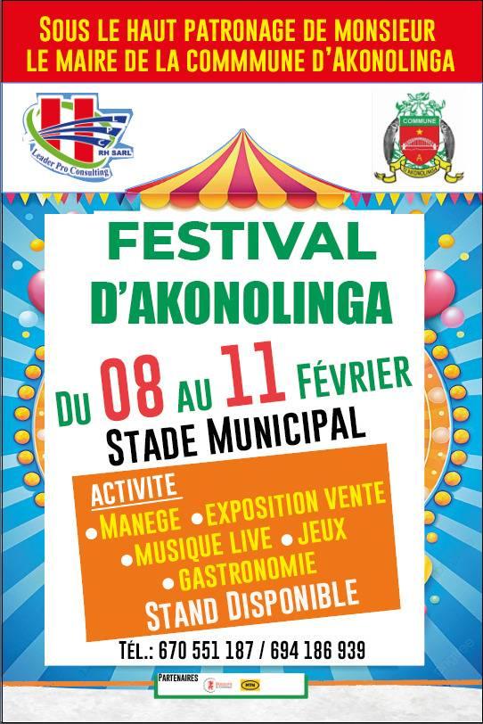 Cover Festival D'Akonolinga Du 08 Au 11 Février 2025 Au Stade Municipal