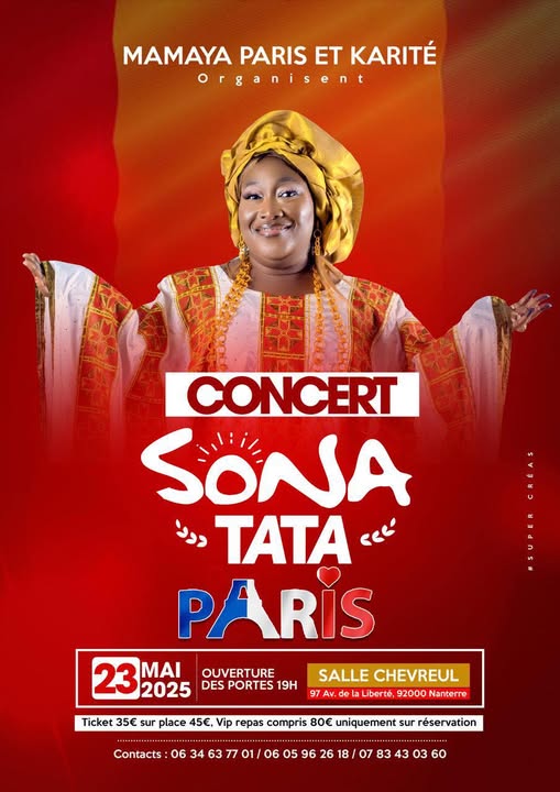 Cover Sona Tata  En Concert Le 23 Mai 2025 à La Salle Chevreul à Paris