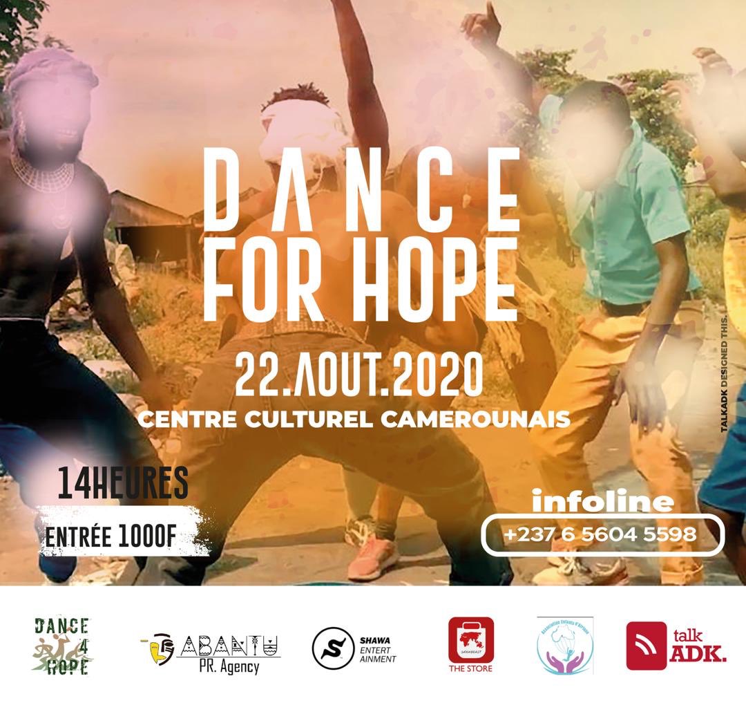 Cover ABANTU PR Agency organise le Dance For Hope event le Samedi 22 Aout 2020.