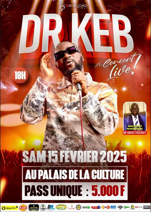 Cover Dr Keb En Concert Live Samedi 15 Février 2025 Au Palais De La Culture Abidjan