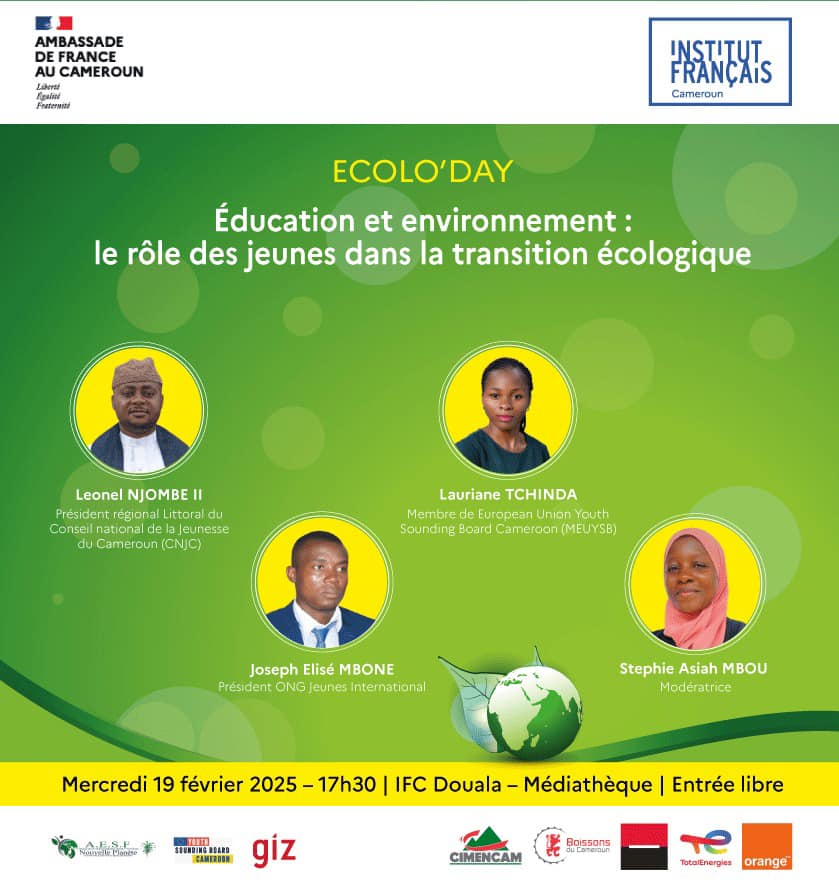 Cover ECOLO'DAY Mercredi 19 Février 2025 à L'IFC Douala