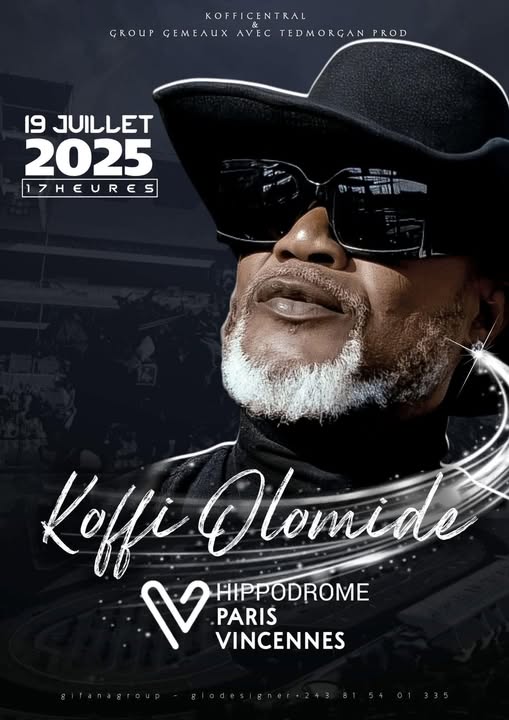 CoverKoffi Olomide En Concert Le 19 Juillet 2025 à Paris Vincennes