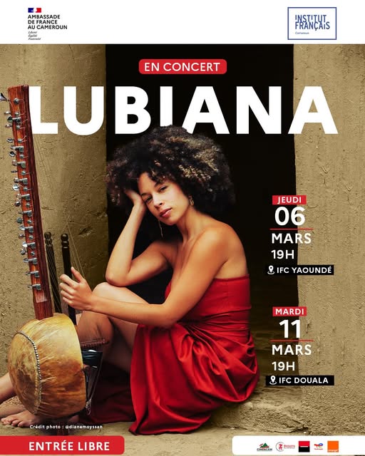Cover Lubiana En Concert Mardi Le 11 Mars 2025 à L'IFC Douala