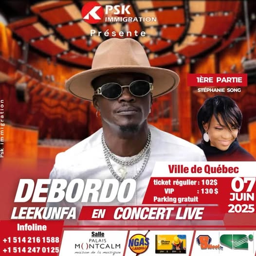 Cover Debordo Leekunfa En Concert Live Le 07 Juin 2025 Au Québec
