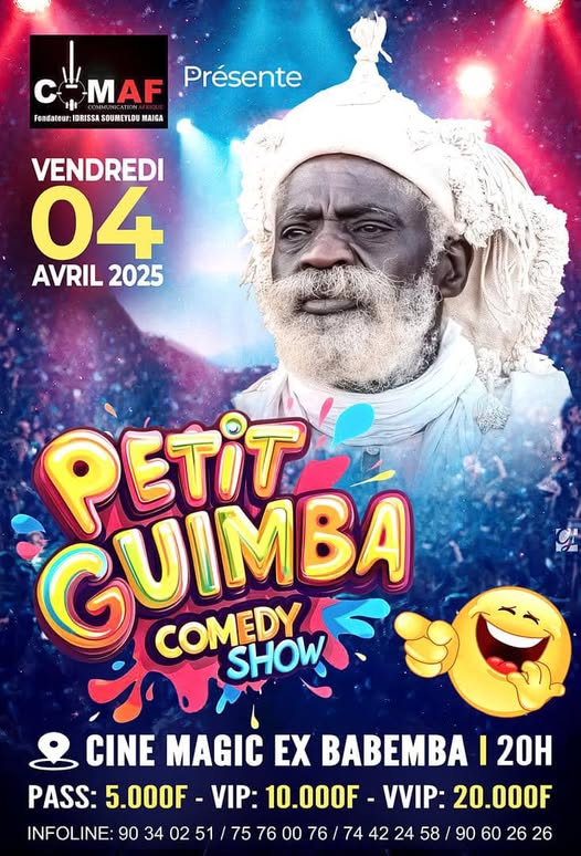 Cover Petit Guimba Comedy Show Vendredi 04 Avril 2025 Au Ciné Magic Ex Babemba