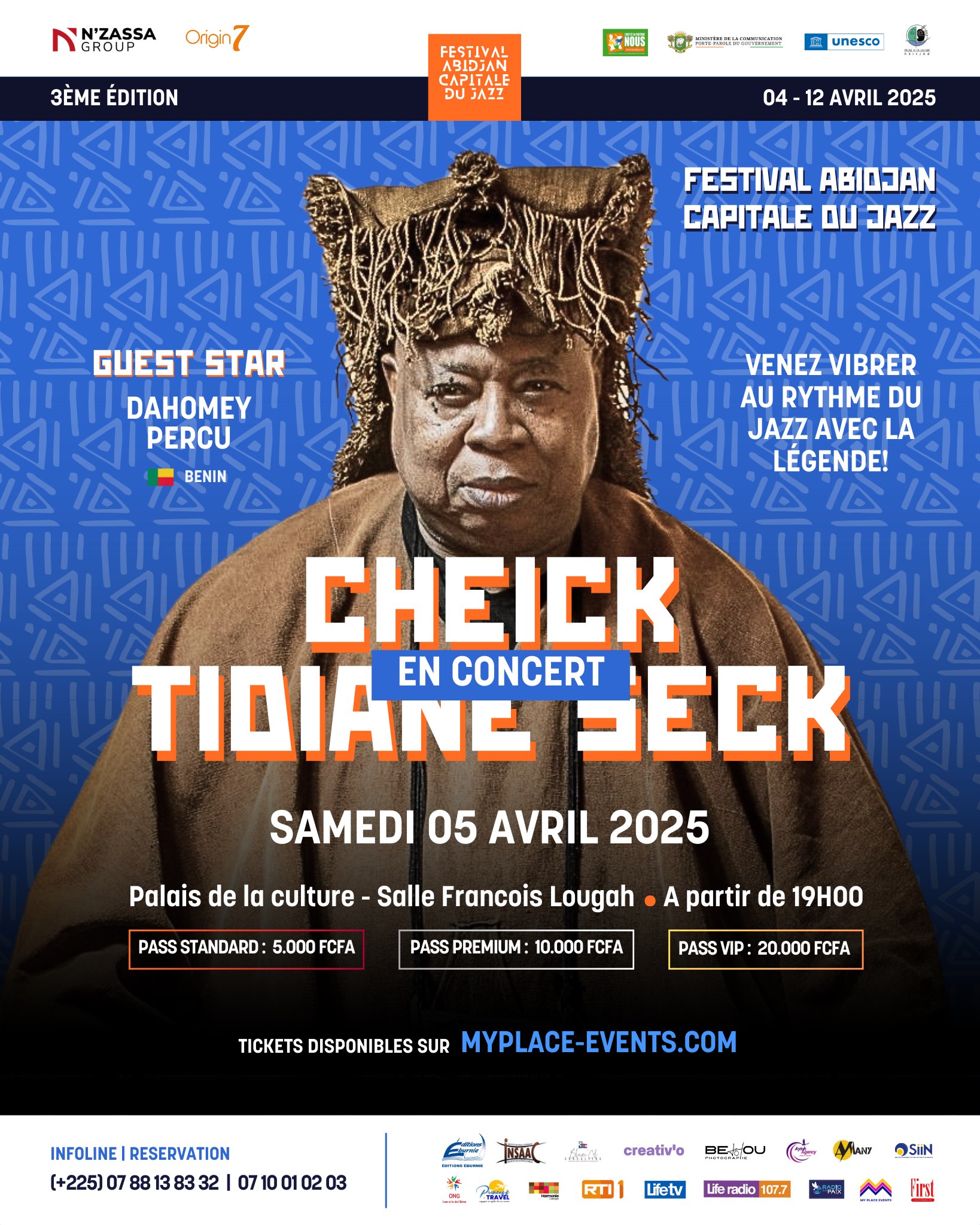 Cover Cheick Tidiane Seck En Concert Samedi 05 Avril 2025 Au Palais de la Culture Abidjan