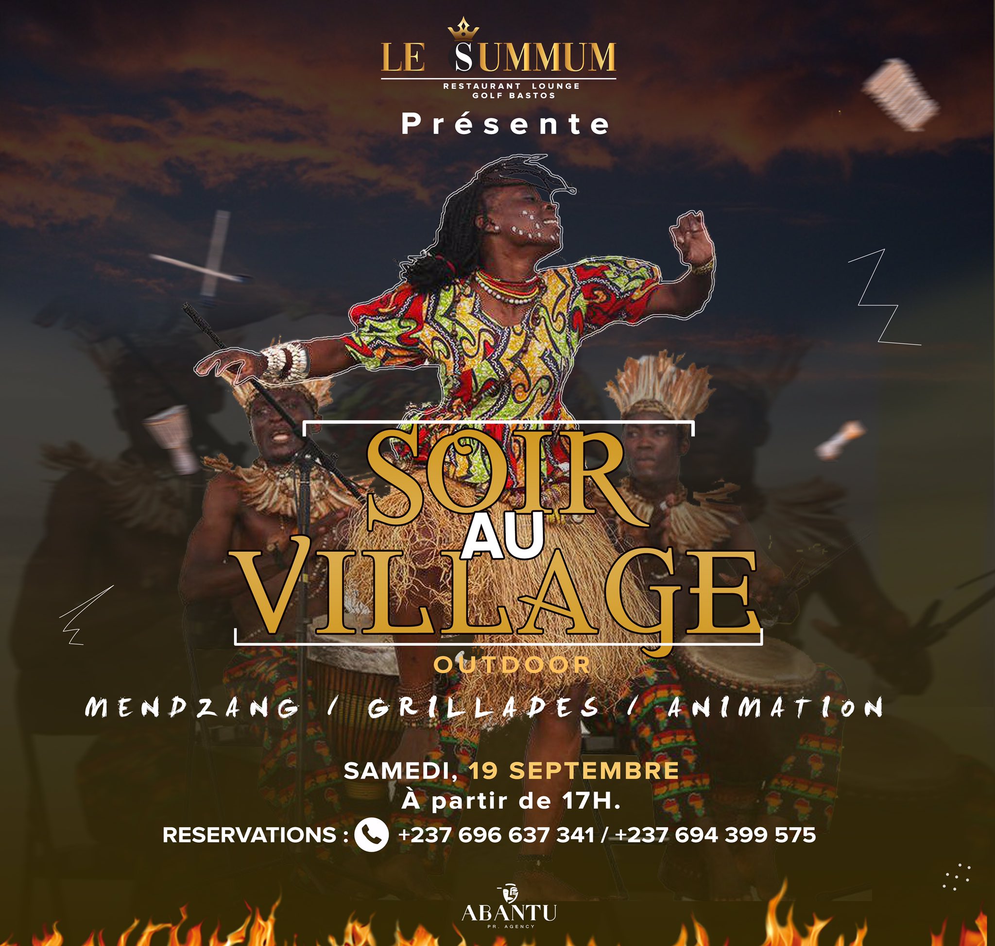 CoverEvent "Soir au Village" au restaurant-lounge le summum