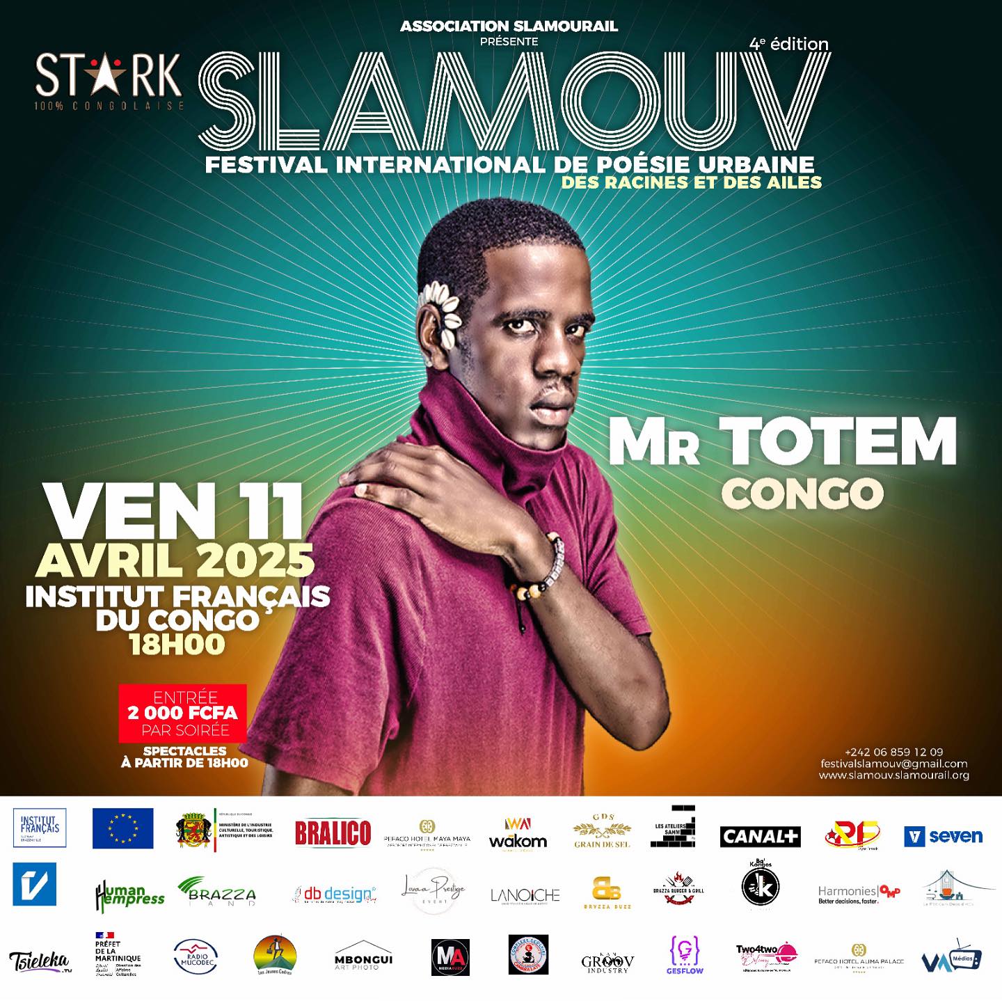 CoverSlamouv 4e Edition Vendredi 11 Avril 2025 à L'institut Français du Congo
