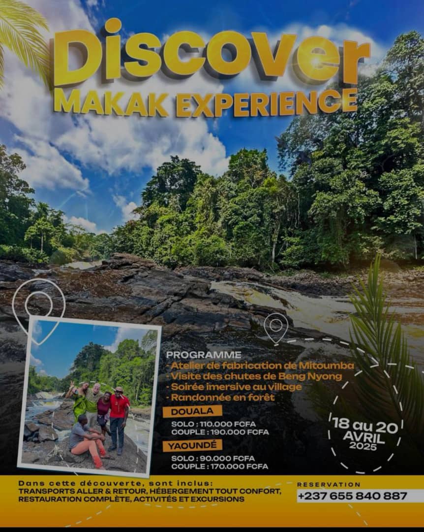 Cover Discover Makak Experience Du 18 Au 20 Avril 2025  à Douala