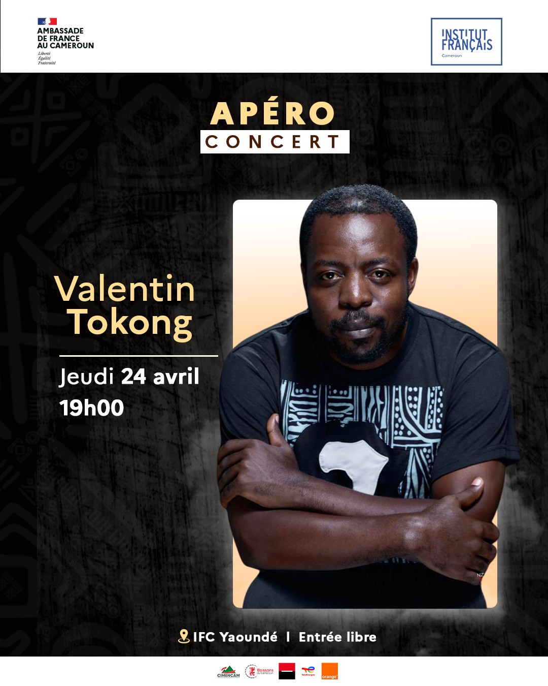 Cover Apéro Concert Jeudi 24 Avril 2025 à L'IFC Yaoundé