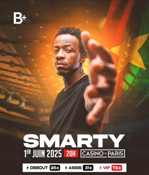 Cover Smarty En Concert Le 1er Juin 2025 Au Casino De Paris
