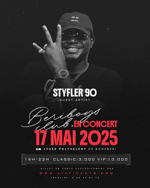 Cover Beriboys Club En Concert Le 17 Mai 2025 Au Lycée Polyvalent De Bonaberi