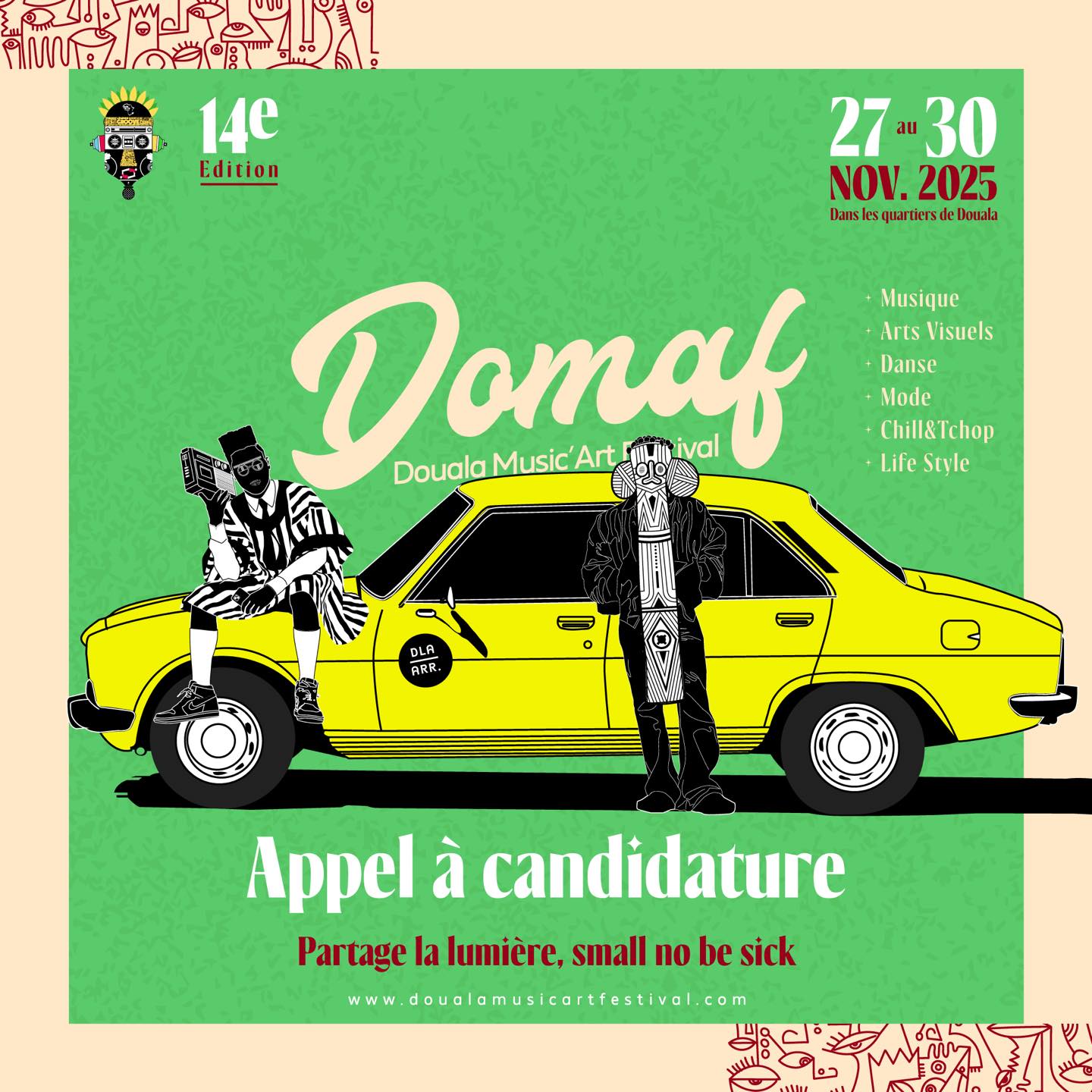 Cover14ème Edition de Douala Music Art Festival Du 27 Au 30 Novembre 2025 à Douala