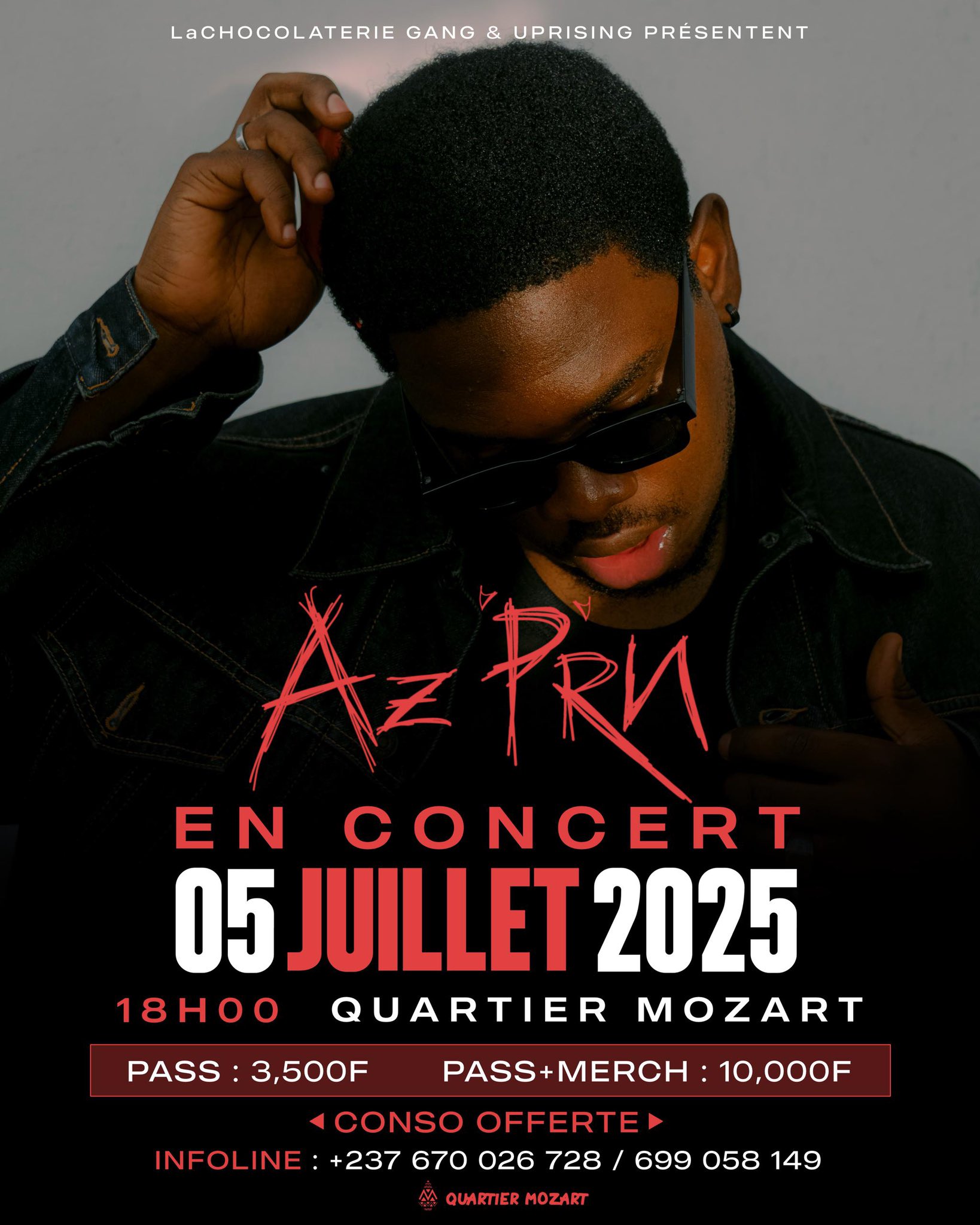 Coverconcert de AZ PRN au quartier Mozart le 05 juillet 20025
