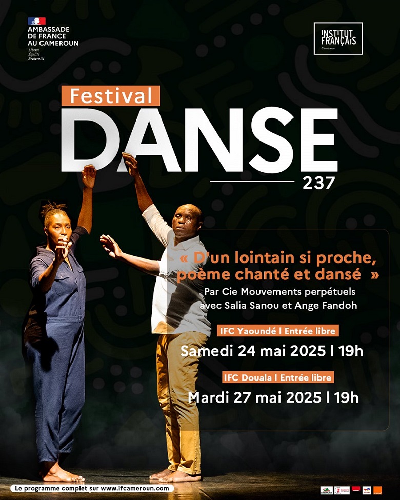Cover Festival DANSE 237 à L'Institut Français de Douala le Mardi 27 mai 2025