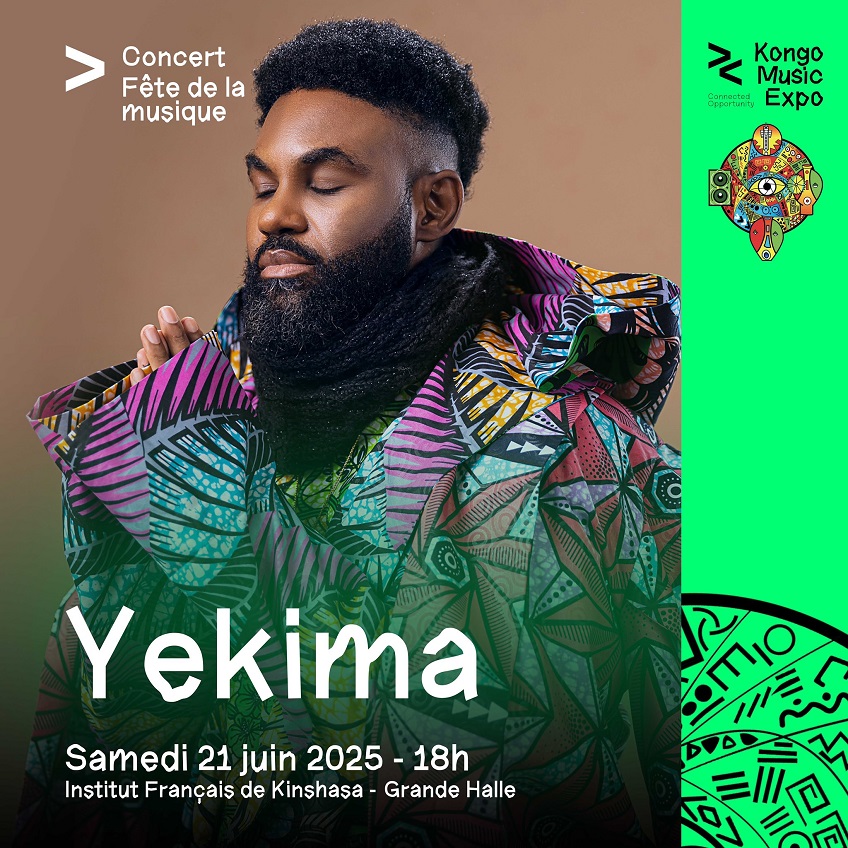 Cover Yekima en Concert à l'Institut Français de Kinshasa le Samedi 21 juin 2025