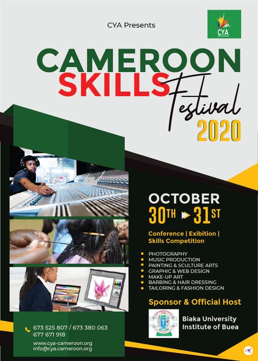 Cover Cameroun Skills Festival par CYA du 30 au 31 Octobre 2020 à Buea