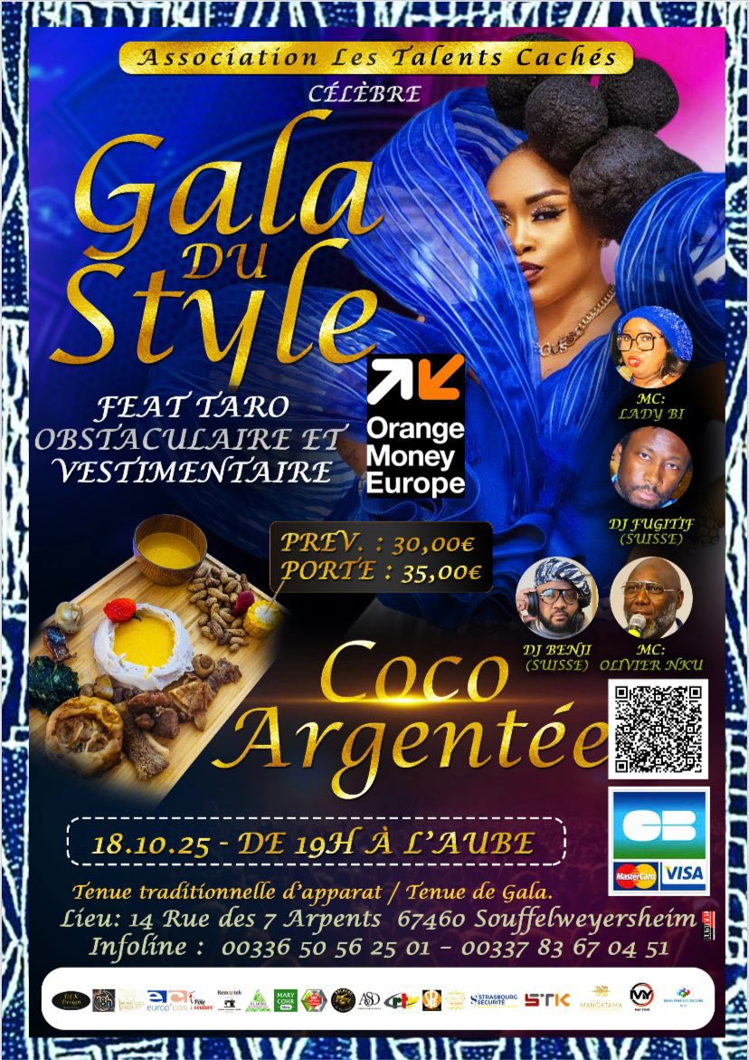 Cover Coco Argentée au Gala Du Style à la 14 Rue des 7 Arpents à Strasbourg en France le Samedi 18 Octobre 2025