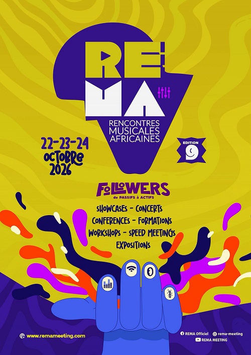 La 9ème Édition des Rencontres Musicales Africaines a lieu du 22 au 24 octobre 2026