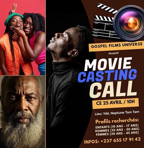 Movie Casting Call le 25 avril 2026 à Yaoundé