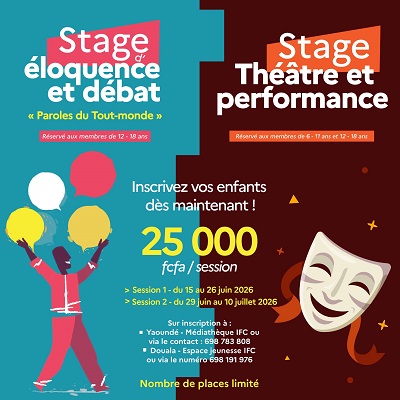 Stage de formations pour enfants a IFC