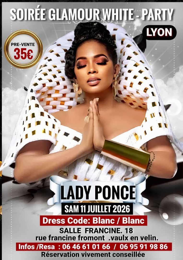 Soirée Glamour White - Party le 11 Juillet 2026 a la Salle Francine