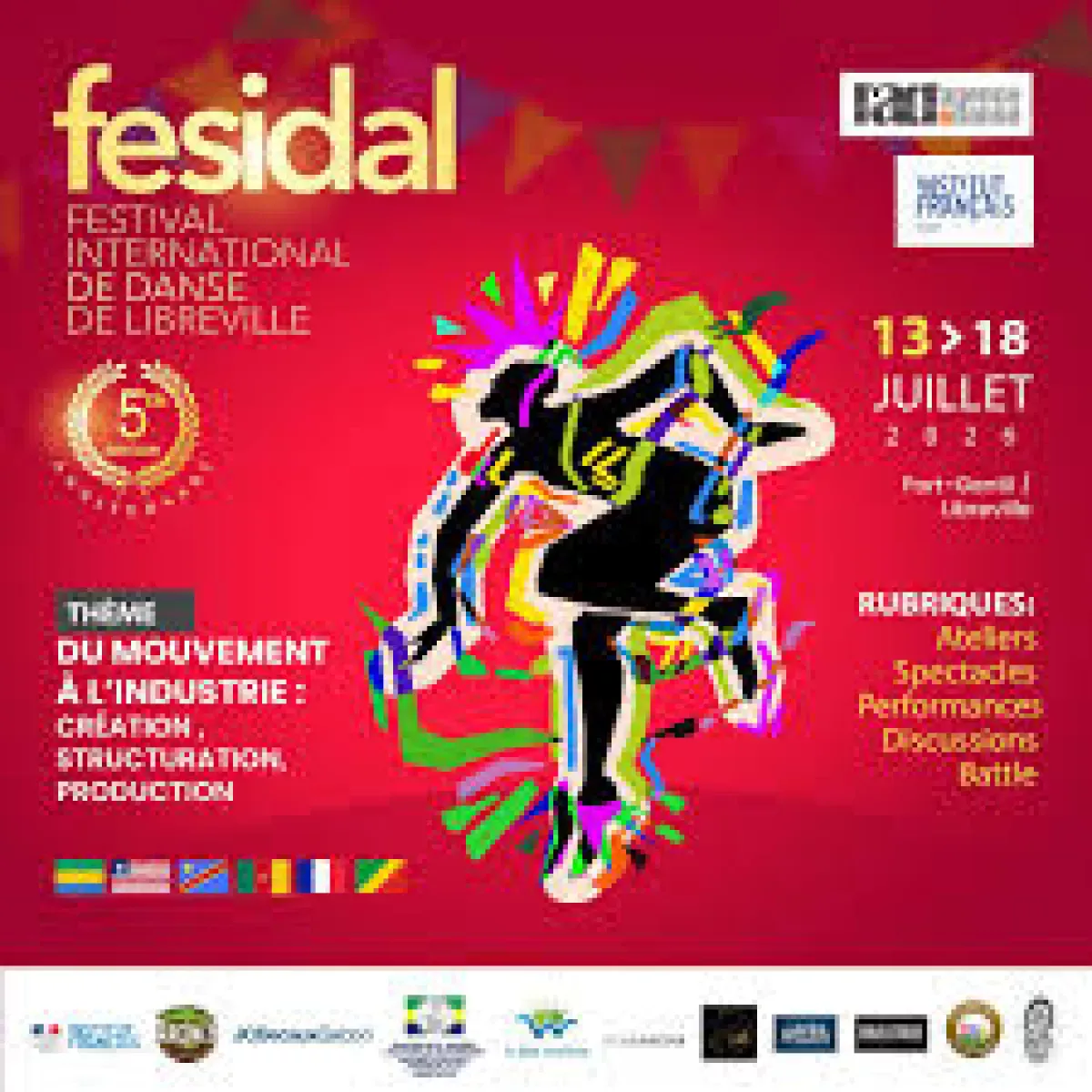 Fesidal 2026 : 5e Festival International de Danse du 13 au 18 juillet à Libreville et Port-Gentil