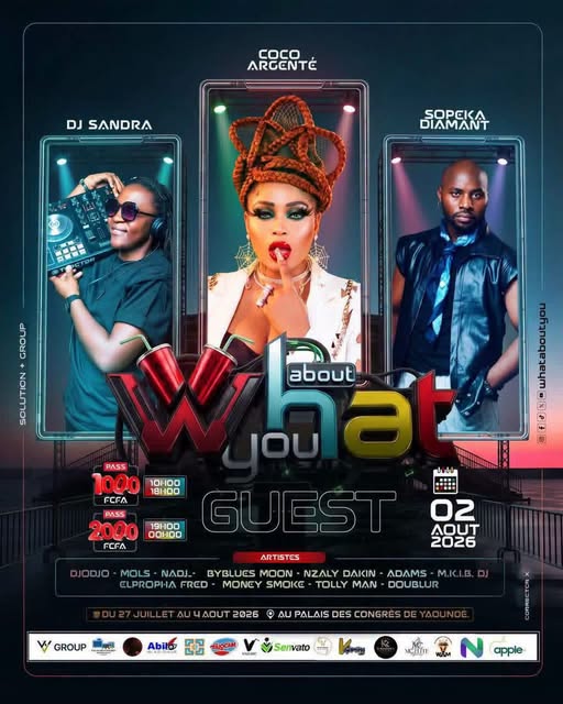 What About You du 27 juillet au 4 août 2026 au Palais des Congrès de Yaoundé