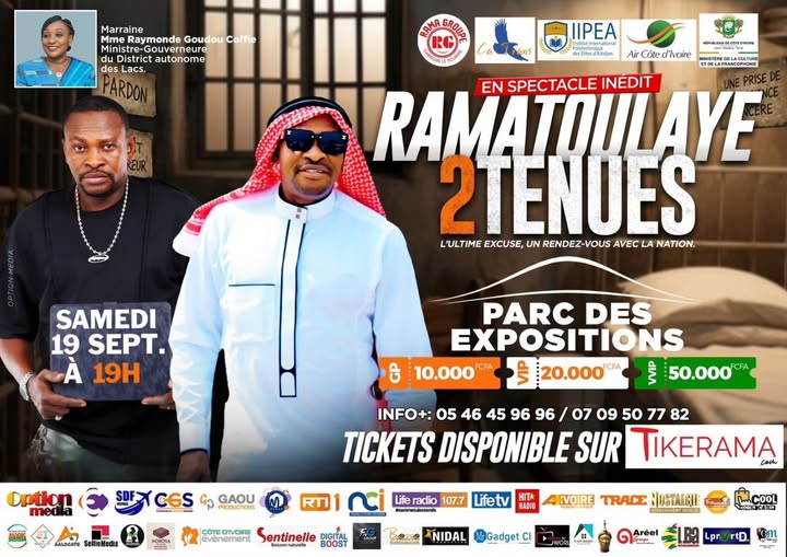 Ramatoulaye & 2 Tenues en spectacle inédit le 19 Septembre au Parc des Expositions