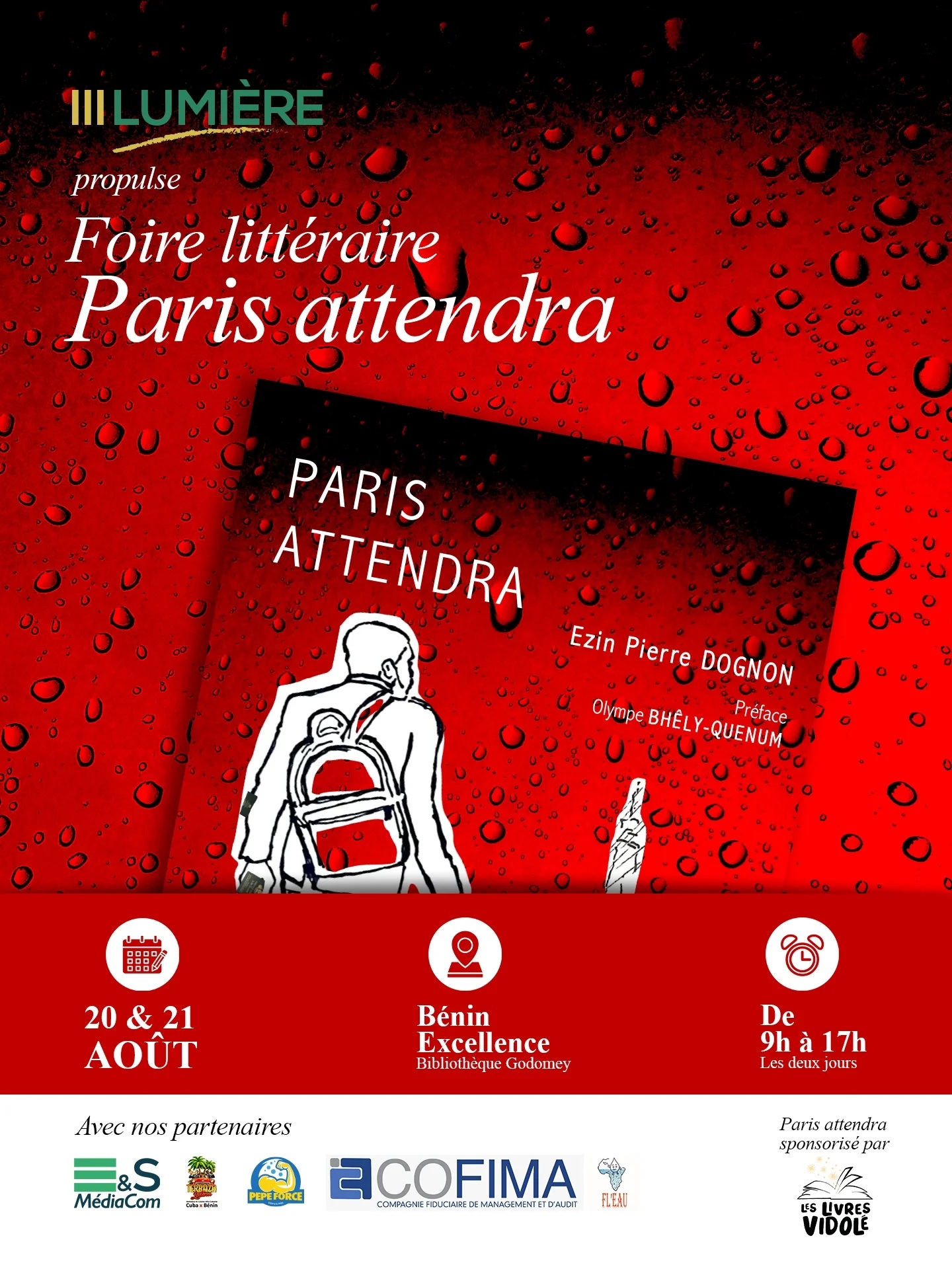 Foire Littéraire 'Paris Attendra du 20 et 21 août 2026 à Bénin Excellence (Godomey)