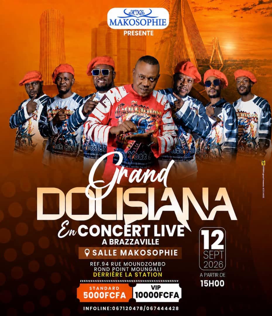Grand Dolosiana En Concert Live le 12 Septembre 2026 dans la salle  Makosophie À partir de 15H00