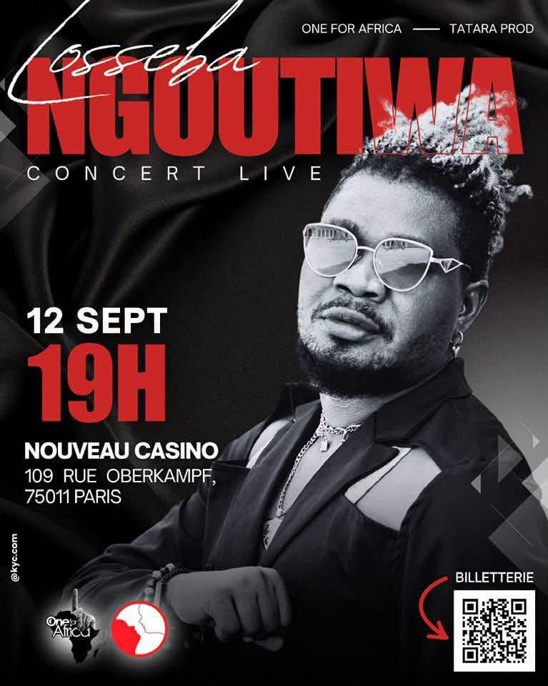 Concert Losseba Ngoutiwa au Nouveau Casino de Paris le 12 septembre 2026