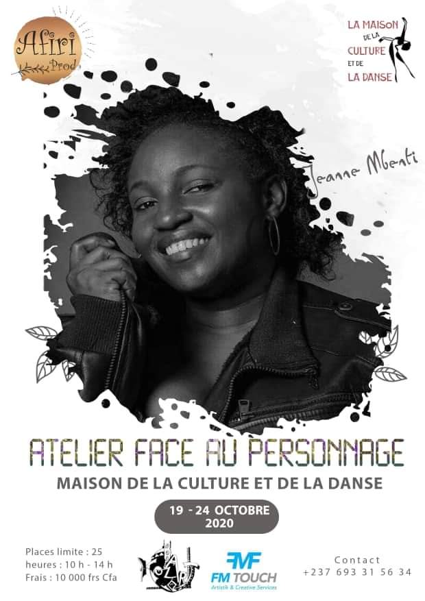 Cover Atelier Face au Personnage avec Jeanne Mbenti du 19 au 24 Octobre 2020 à la Maison de la Culture et de la Danse à Koumassi