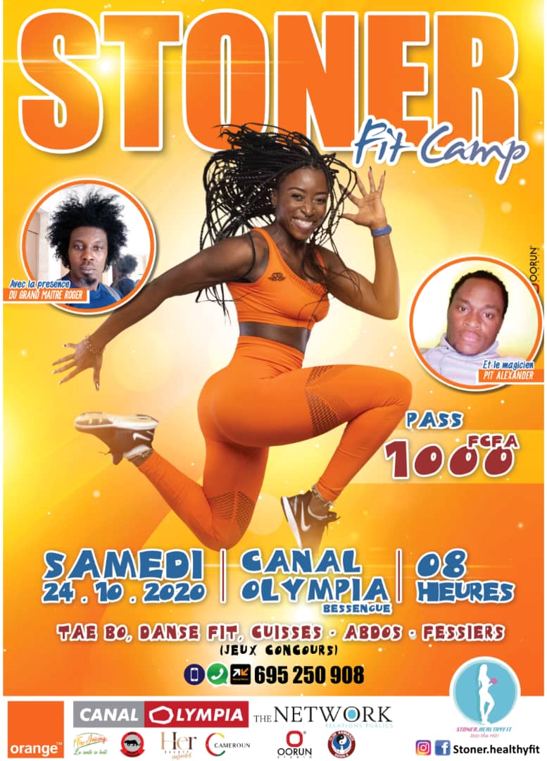 Cover Le Stoner Fit Camp Se Tiendra Le 24 Octobre 2020 à Canal Olympia à Douala