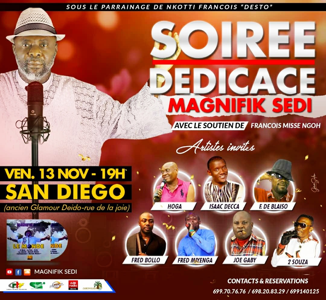 CoverLa Soirée Dédicace De Magnifik Sedi Le 13 Novembre 2020 A San Diego Deïdo-Rue De La Joie