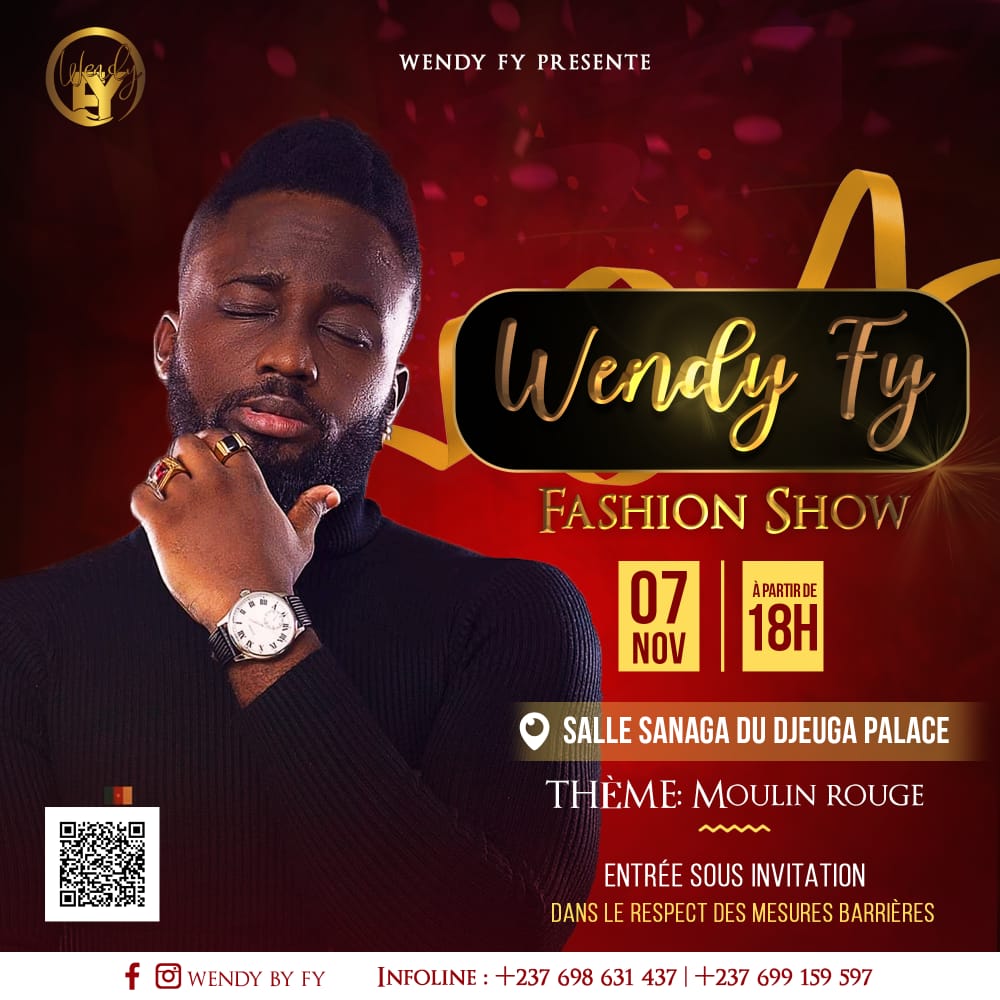 CoverWendy Fy Fashion Show le 7Novembre 2020 à Djeuga Palace à Yaoundé