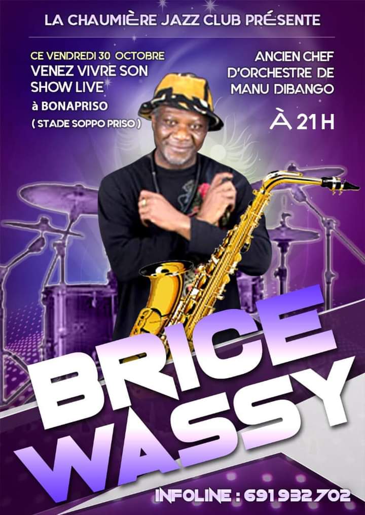 CoverShow Live de Brice Wassy le 30 Octobre 2020 à la Chaumière à Bonapriso