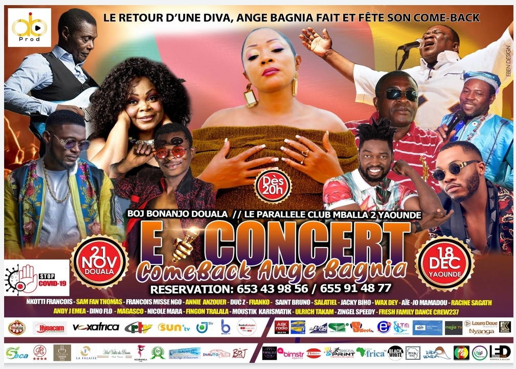 Cover Come Back Ange Bagnia au Boj à Bonanjo le 21 Novembre 2020