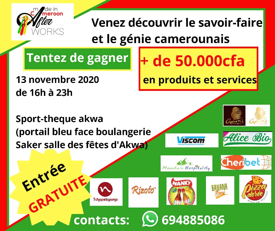 Cover Made in Cameroon After Work le 13 Novembre 2020 à Akwa