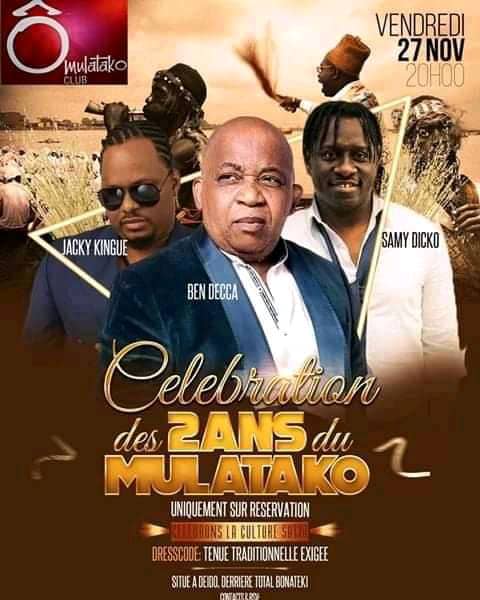 Cover Célébration 2 ans du Ô Mulatako Club le 27 Novembre 2020 à Deïdo