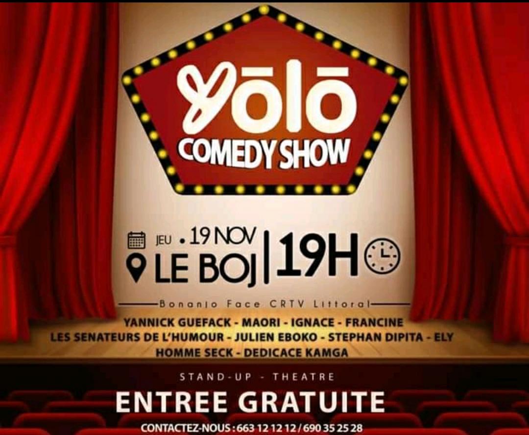 Cover Yolo Comedy Show au Boj Bonanjo le 19 Novembre 2020