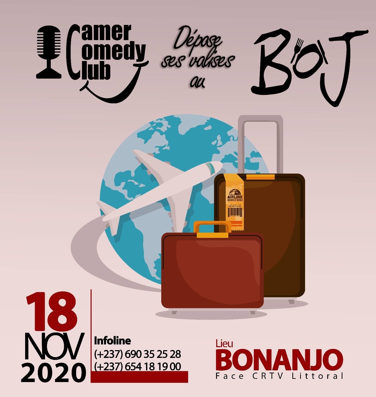 Cover Camer Comedy Club au Restaurant Le Boj Bonanjo le 18 Novembre 2020