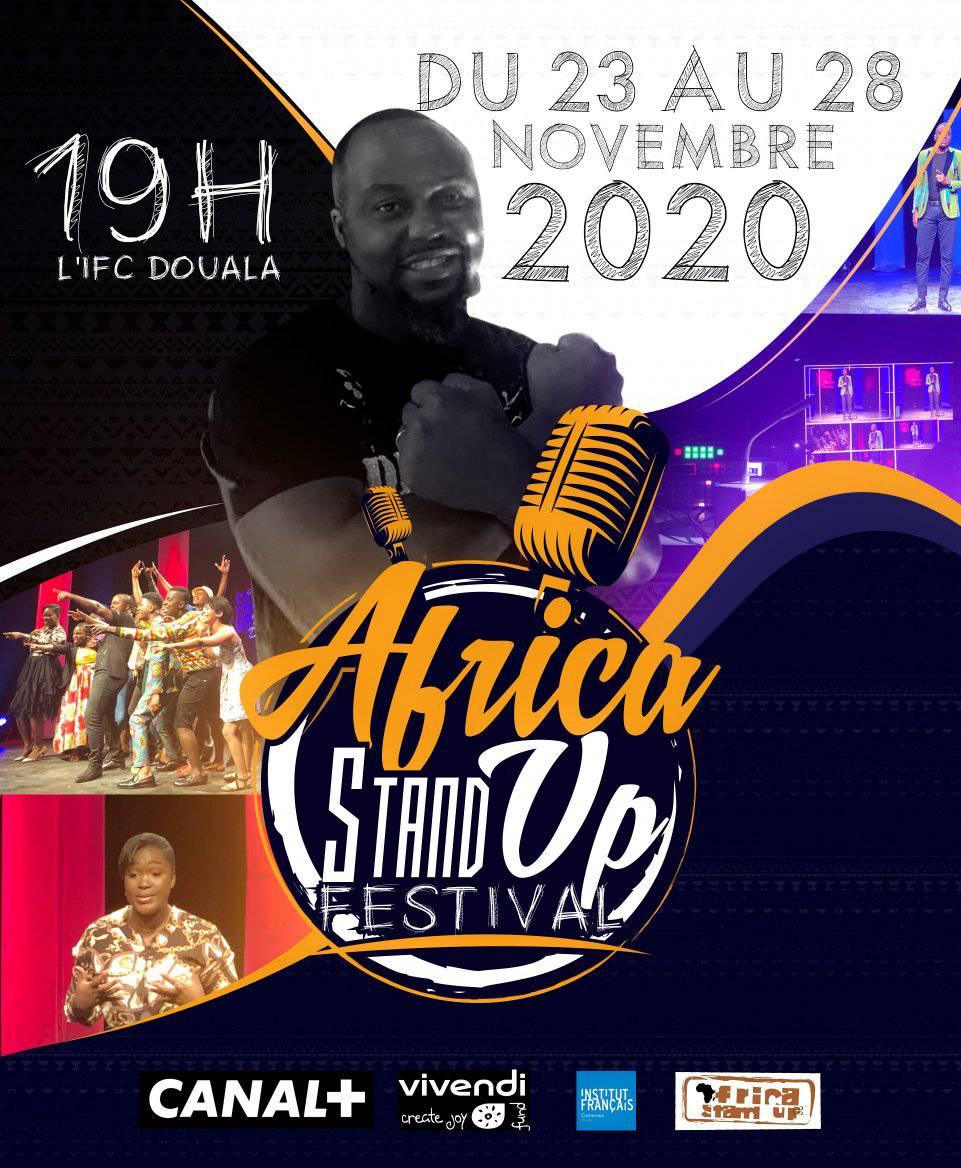 Cover Africa Stand-up Festival à L'institut Français de Douala du 23 au 28 Novembre 2020
