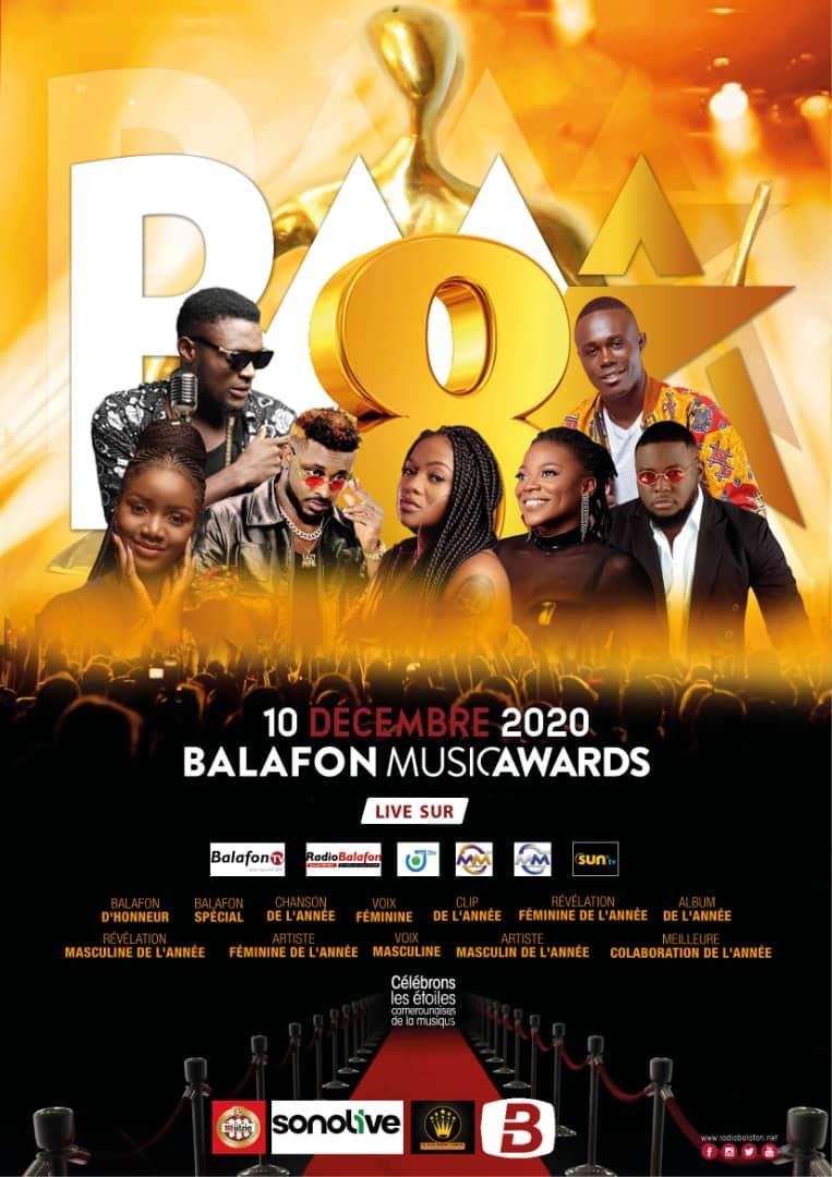 CoverBalafon Music Awards 2020 : La 8ème Edition se tient le Jeudi 10 Décembre 2020