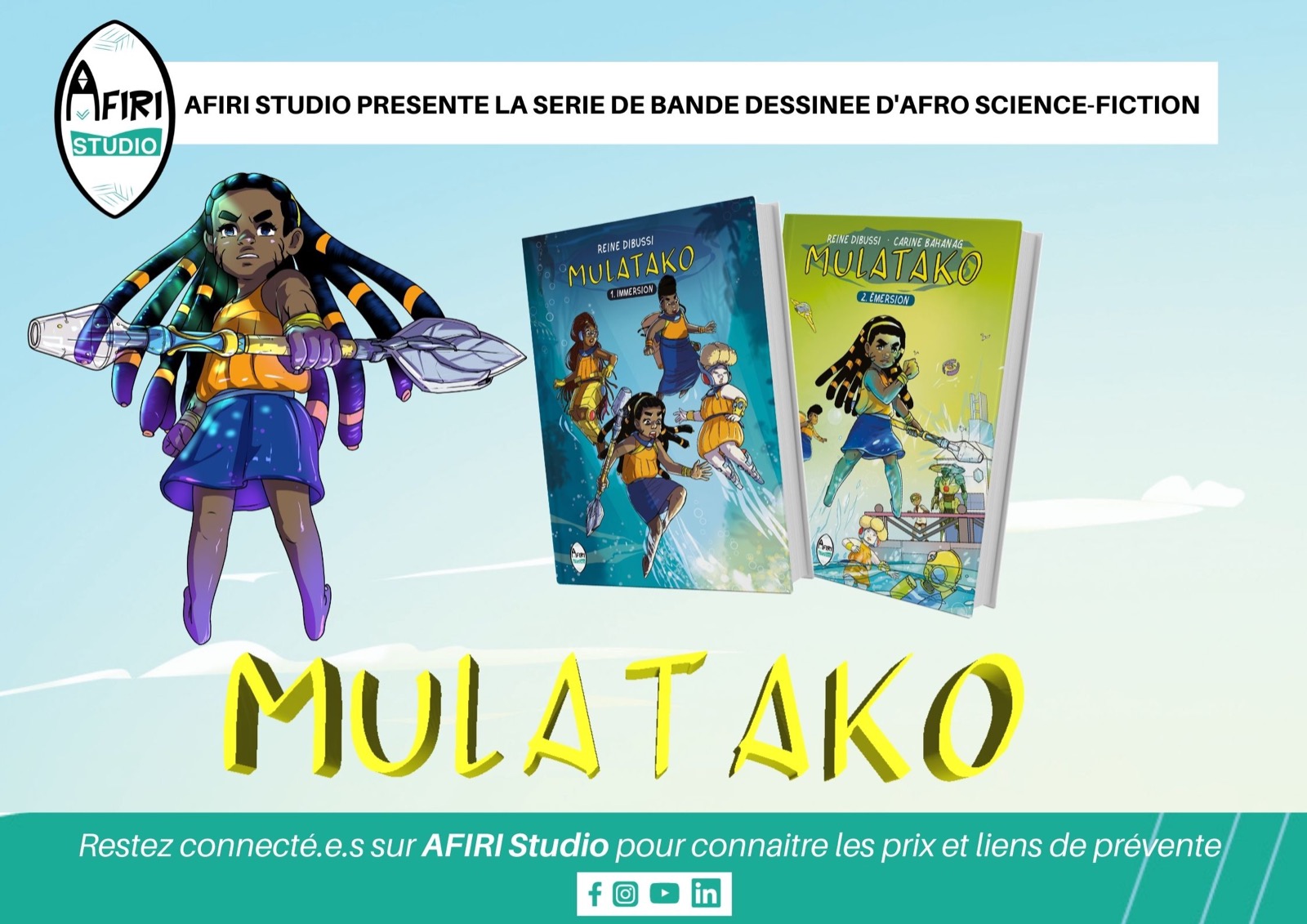 CoverLa Sortie Officielle de la  Série de Bande Dessinée "Mulatako" Annoncée le 15 Janvier 2021