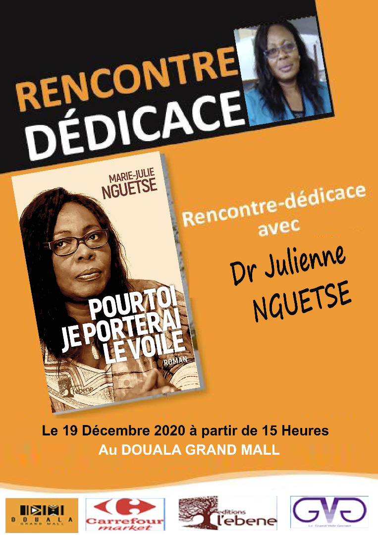 Cover Rencontre Dédicace avec Marie-Julie Nguetse au Douala Grand Mall le 19 Décembre 2020