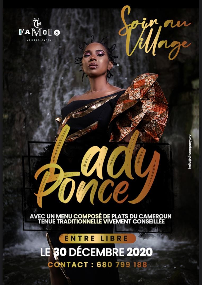 Cover Lady Ponce au Restaurant The Famous à Bastos le 30 Décembre 2020