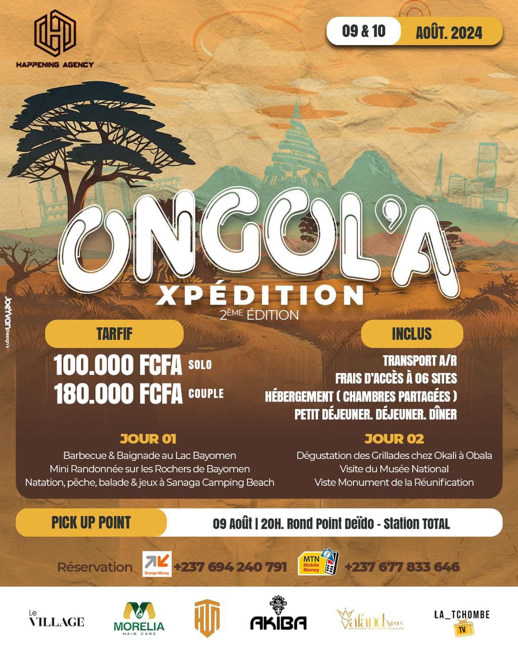 Cover ONGOL’A Expédition 2ème édition  Du 09 au 10 Aout   2024