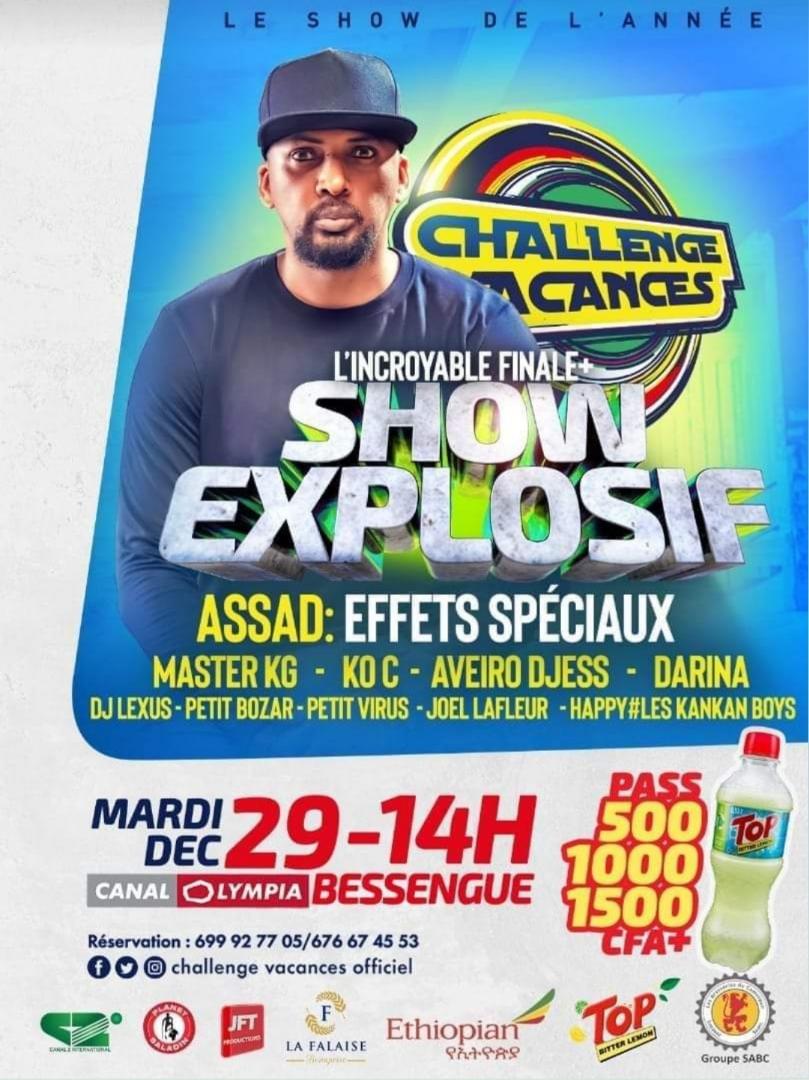 Cover La Finale de Challenge Vacances à Canal Olympia Douala le 29 Décembre 2020